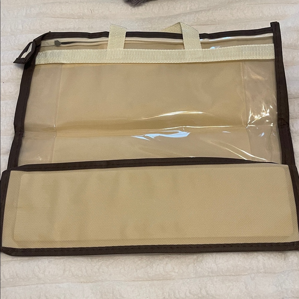 Handbag Dust Bags, Purse Storage Organizer PVC Dustproof Handbag Cover Small